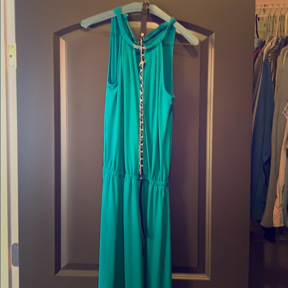 MK blue dress